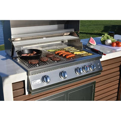 Kokomo Grills Professional Shiplap Outdoor Kitchen KoKoMo Grill With Waterfall Edge