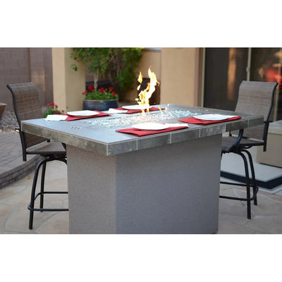 Kokomo Grills Entertainer Bar Gas Fire Pit Table with fire glass : Entertainer-FP