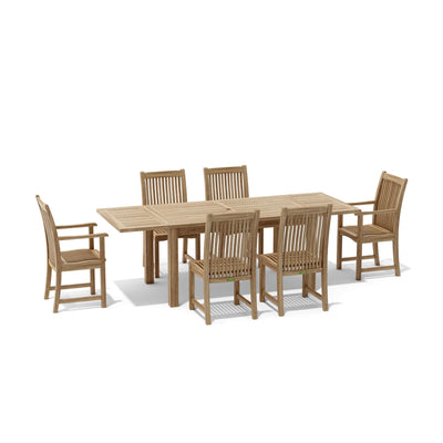 Anderson Teak Bahama Chicago 7-Piece Dining Set  : Set-14